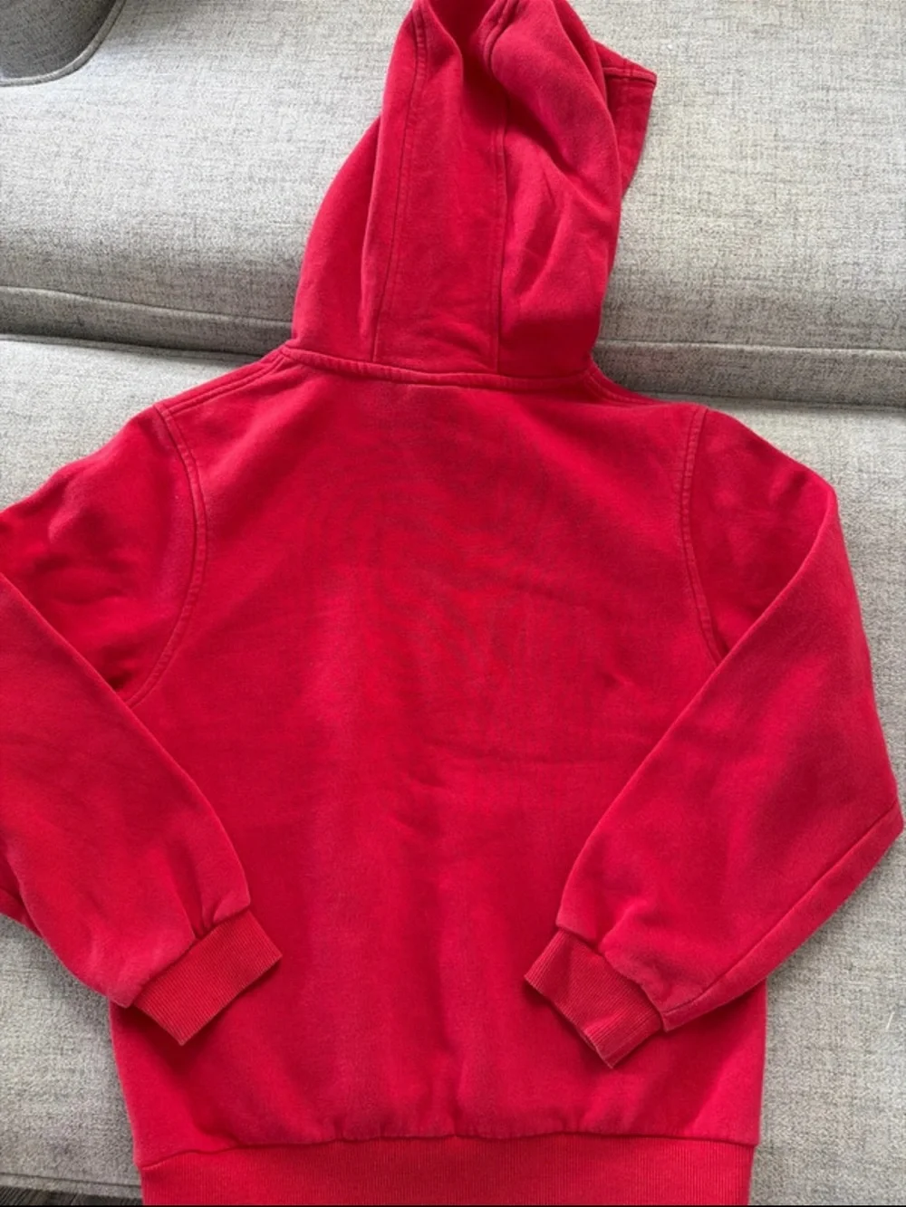 Boys Nike Red Hooded Sweatshirt
